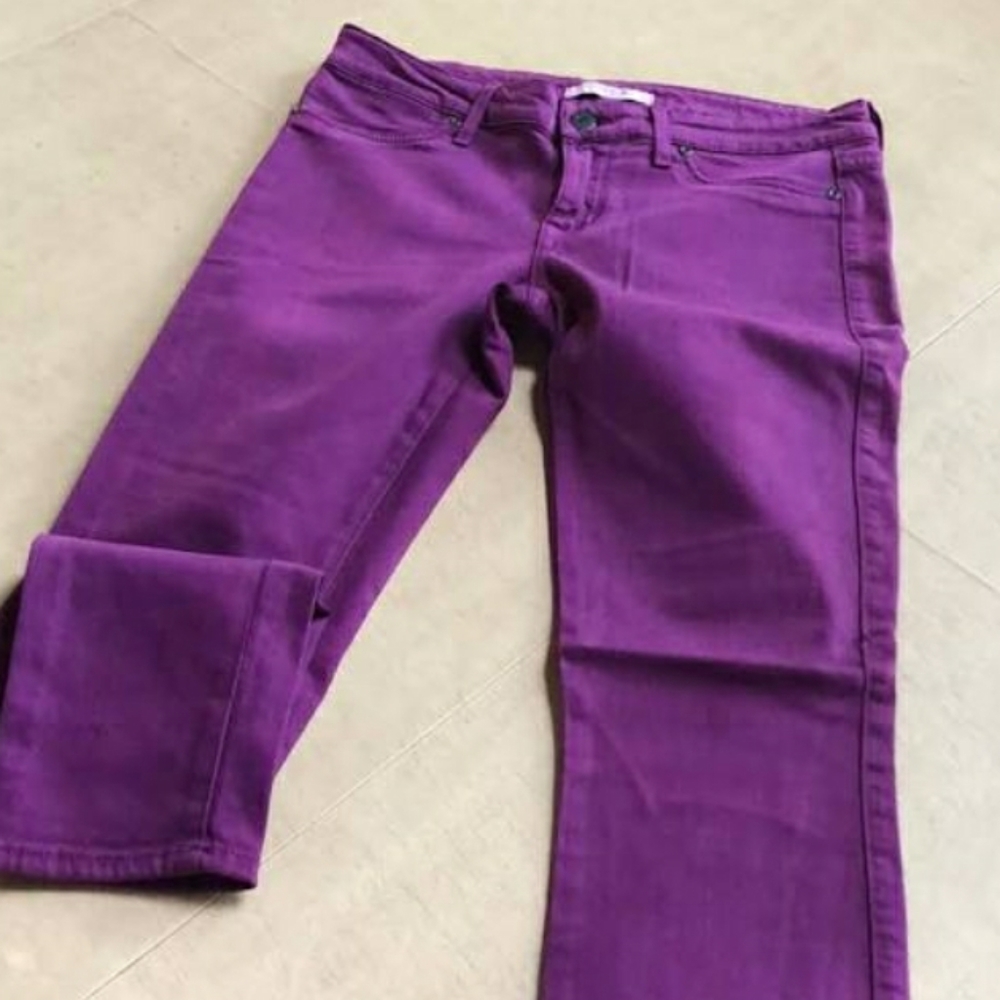 Purple Rich and skinny jeans